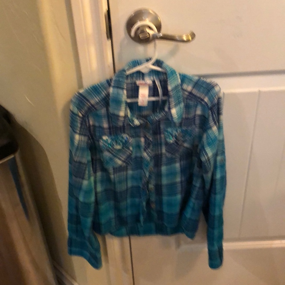 Girls western button down 👕